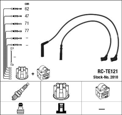Комплект проводов NGK, RCTE121
