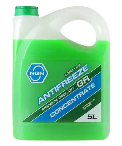 Жидкость охлаждающая NGN GR (GREEN) ANTIFREEZE 5L, 5л NGN, V172485321