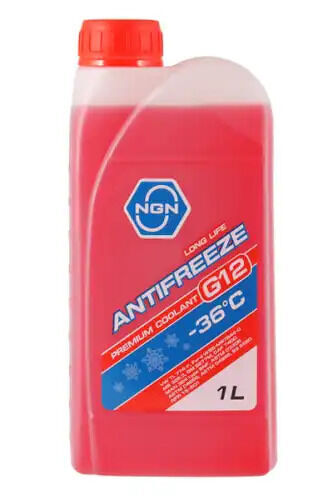 NGN V172485621 Антифриз, готовый раствор G12 -36 красный 1л