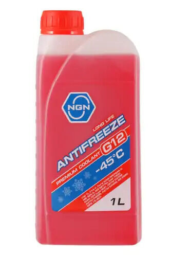 Жидкость охлаждающая NGN G12-45 ANTIFREEZE 1L, 1л NGN, V172485640