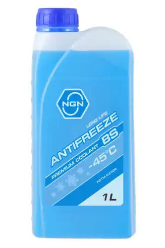 Жидкость охлаждающая NGN BS-45 ANTIFREEZE 1L, 1л NGN, V172485643