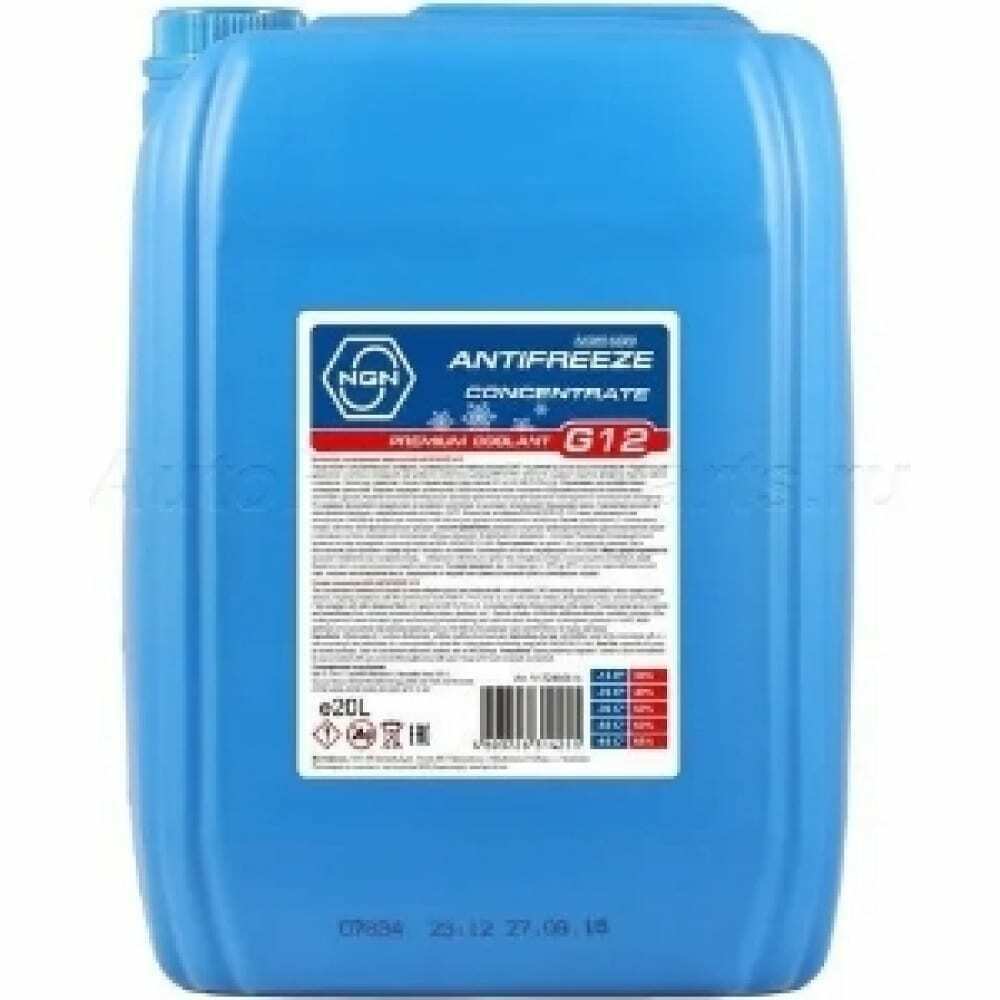 Жидкость охлаждающая NGN G12 ANTIFREEZE 20L, 20л NGN, V172485814