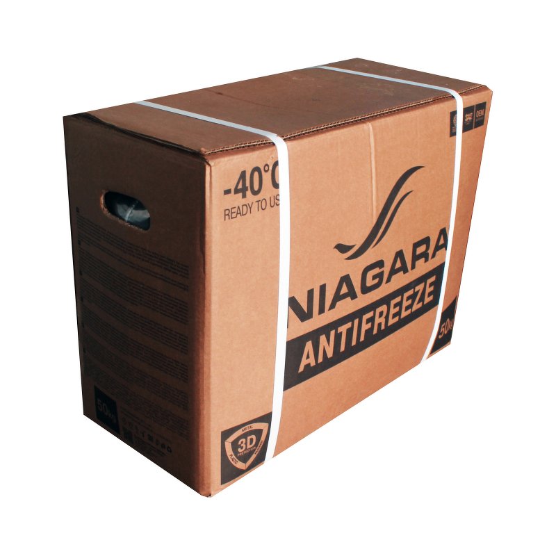 Жидкость охлаждающая Антифриз НИАГАРА G11 (ЗЕЛЕНЫЙ) BAG-IN-BOX 50 КГ NIAGARA, 001001002025