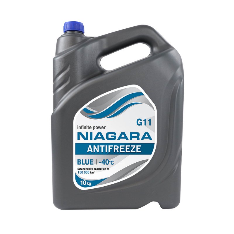 Жидкость охлаждающаяАнтифриз Ниагара G11 (синий) 10 кг NIAGARA, 001001003012