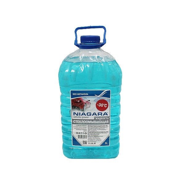 Жидкость стеклоомывающая -30с 5л NIAGARA, 1006009010