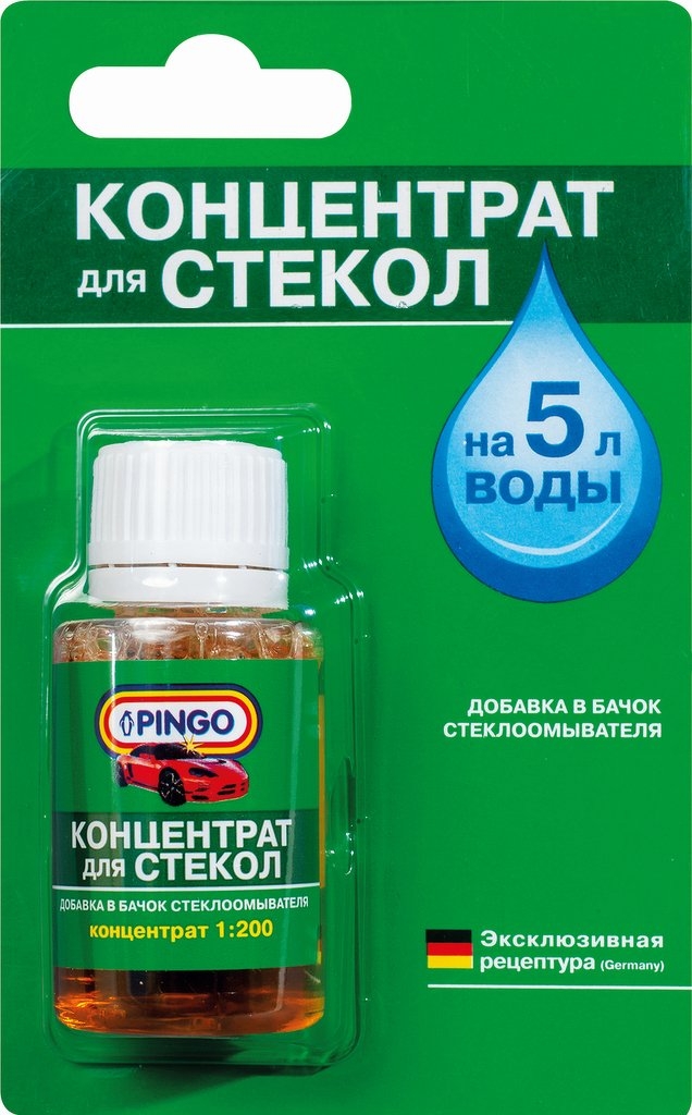 Концентрат для стекол (1:200) с ароматом яблока, 25мл PINGO, 850304