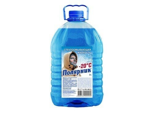 Жидкость в бачок омывателя зимняя (-20xс) 3л POLYARNIK, 430408000