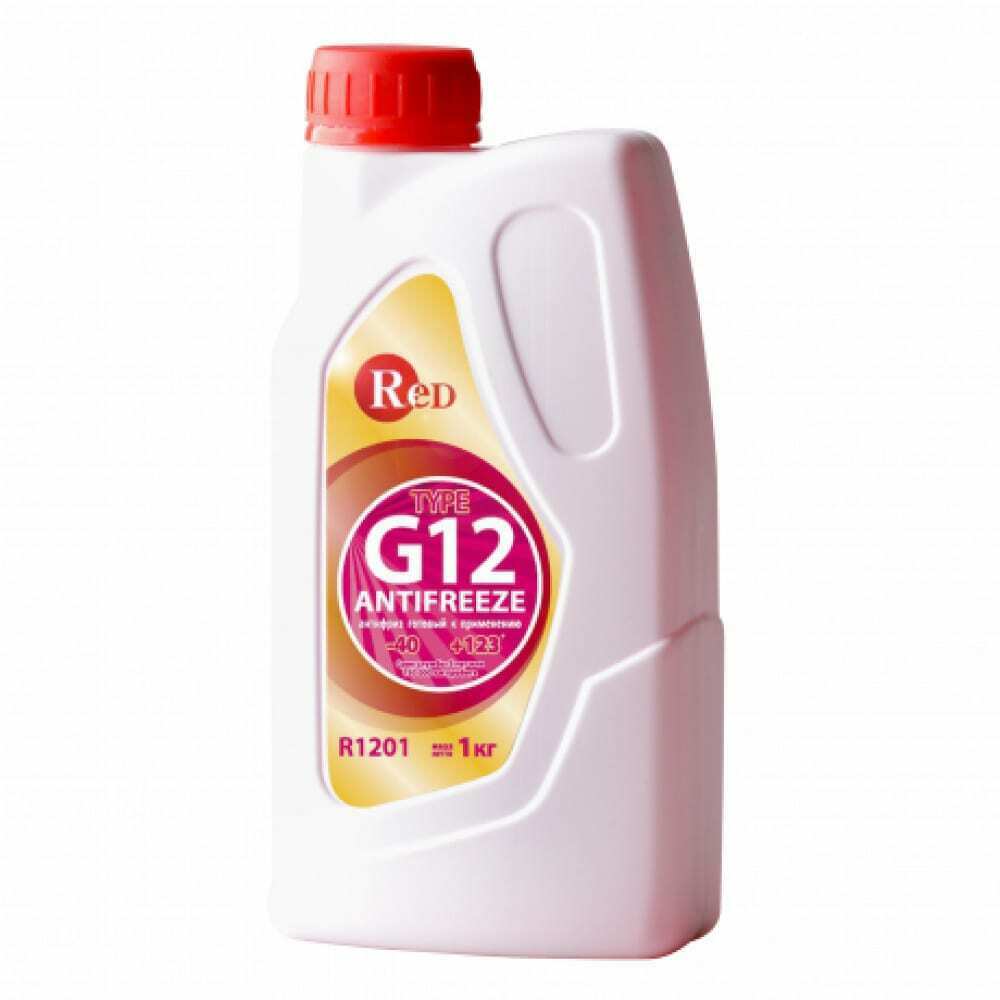 Антифриз, готовый к применению G12 КРАСНЫЙ 1кг R1201 RED, R1201