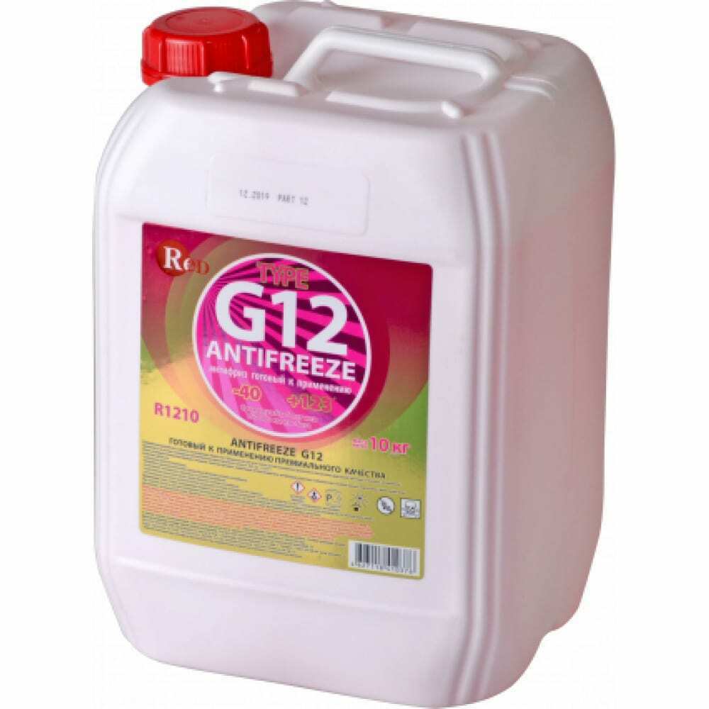 Антифриз, готовый к применению G12 КРАСНЫЙ 10кг R1210 1ш.1шт RED, R1210