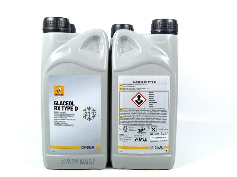 Антифриз зеленый готовый тип D 1л Renault RENAULT, 7711428133