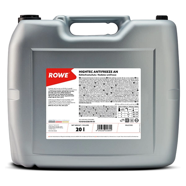 Антифриз ANTIFREEZE AN G11 20 ROWE, 21010020099