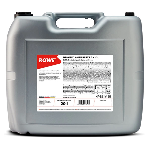 Антифриз ANTIFREEZE AN G13 20 ROWE, 21062020099