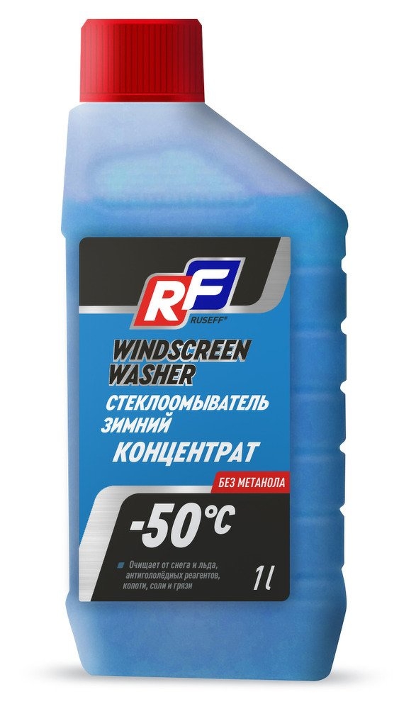 Стеклоомыватель зимний КОНЦЕНТРАТ - 50°С (1л) RUSEFF, 15250N
