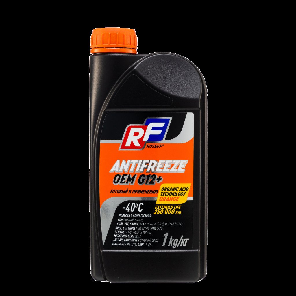 Антифриз ANTIFREEZE OEM G12+ 40 (1кг) RUSEFF, 17235N