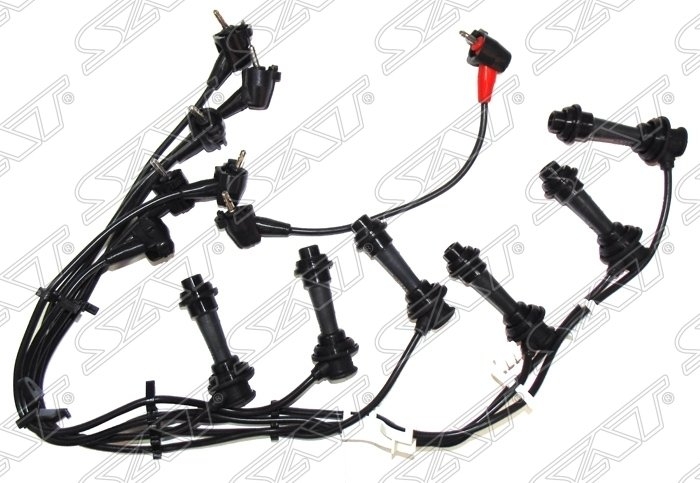 Провода высоковольтные TOYOTA MARK2CHASER 92-96 1-2JZGE (кругл. резин.) SAT, ST9091921561
