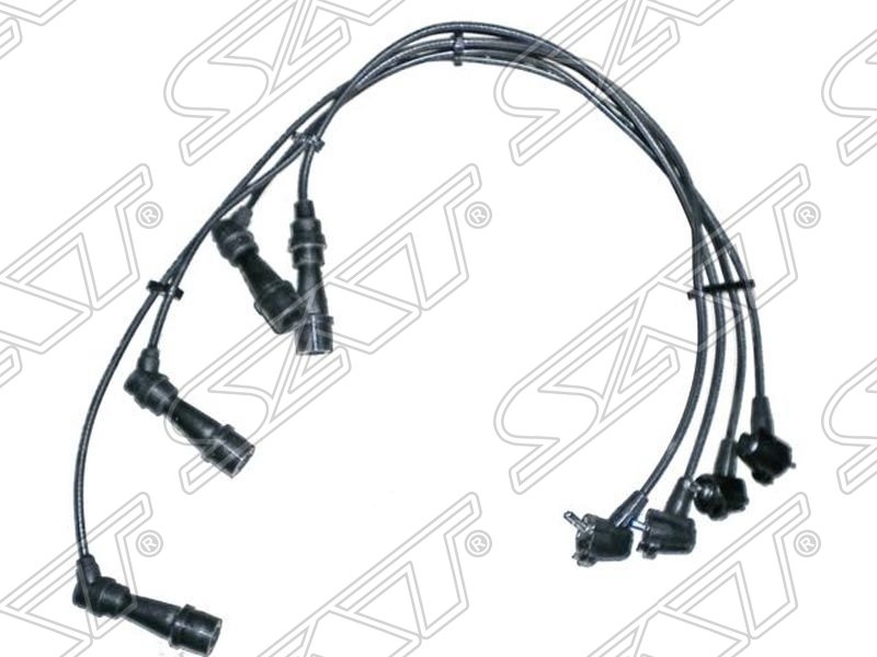 Провода высоковольтные TOYOTA HILUX KZN165190 98-05 1-2RZ (кругл. резин.) SAT, ST9091922371