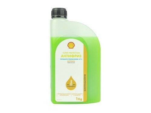 Антифриз SHELL SUPER PROT. 1КГ ЗЕЛЁНЫЙ ГОТОВЫЙ SHELL, 2208217