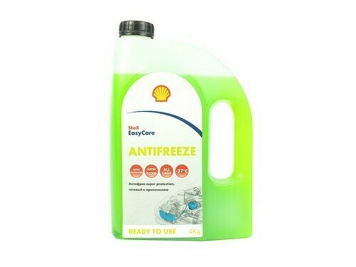 Антифриз SHELL SUPER PROT. 4КГ ЗЕЛЁНЫЙ ГОТОВЫЙ SHELL, 2208218