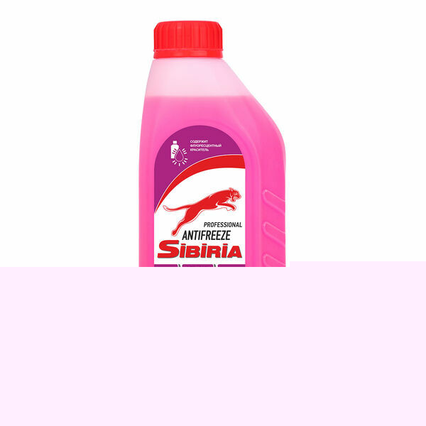 Антифриз Sibiria G12+ red -40 1кг SIBIRIA, 800598