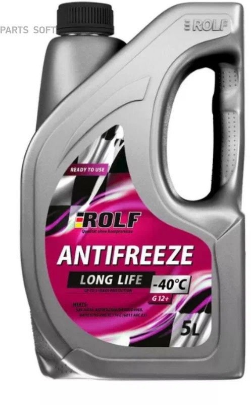 Антифриз Rolf -40 G12 + Red 5 кг SINTEC, 70012