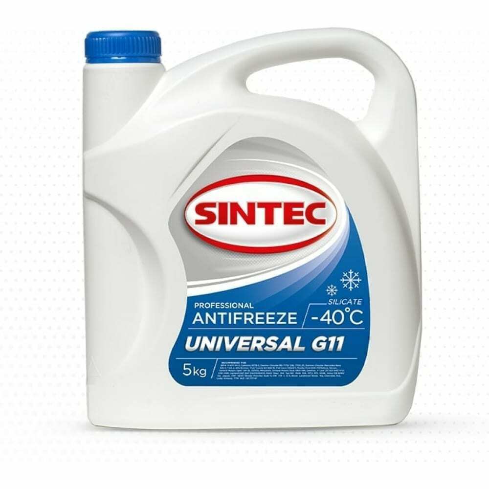 Антифриз Sintec Universal G11 blue -40 5кг SINTEC, 800522