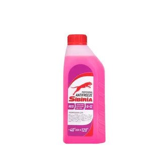 Антифриз SIBIRIA КРАСНЫЙ G12 1 КГ SINTEC, 800598