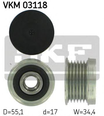 Шкив генератора SKF, VKM03118