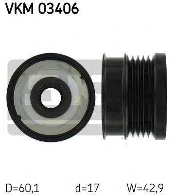 шкив ген SKF, VKM03406