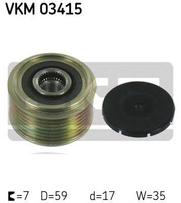 Шкив генератора SKF, VKM03415