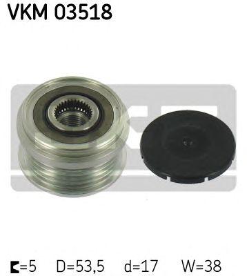 Шкив генератора SKF, VKM03518