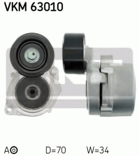 Ролик натяжителя SKF, VKM63010