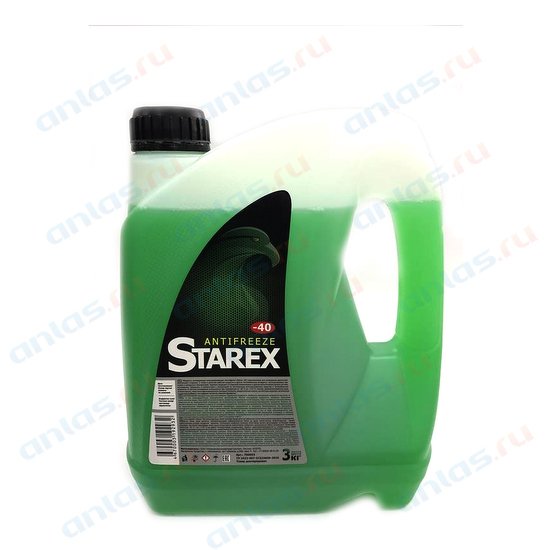 Антифриз Starex green -40 3кг (Север) STAREX, 700653