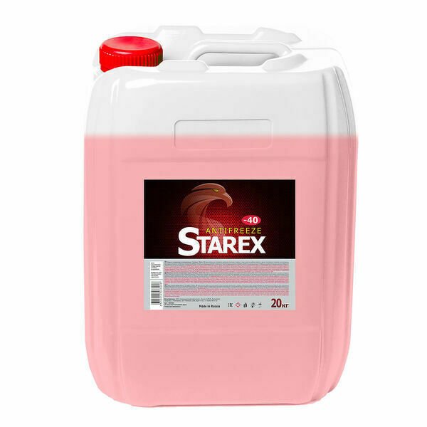 Антифриз Starex red -40 20кг (Север) STAREX, 802361