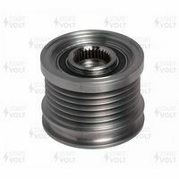 Шкив генератора nissan x-trail t32 (14-) qashqai ii (13-) 2.0i 6 ручейков с обгонной муфтой STARTVOLT, SGP1441