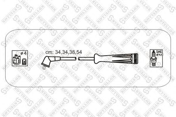 К-кт проводов Renault Clio IIScenic 1.6i K7M 97> STELLOX, 1038018SX