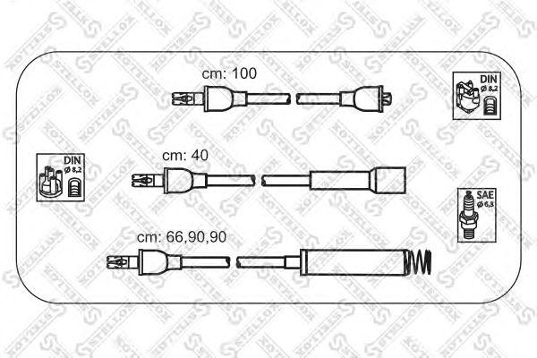 К-кт проводов Opel Omega A 1.82.0 <94 STELLOX, 1038106SX