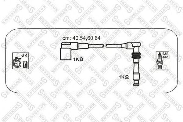К-кт проводов Opel AstraVectraCorsa 1.4-2.0 89> STELLOX, 1038128SX