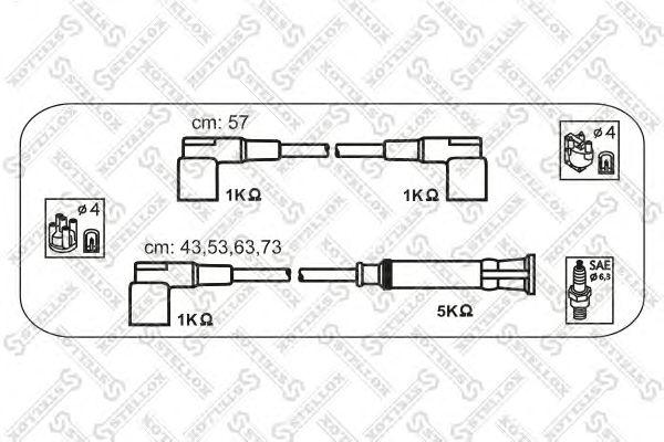 К-кт проводов BMW E30E34E36 1.61.8 M40 83-94 STELLOX, 1038134SX