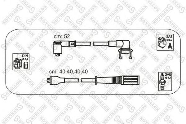К-кт проводов Renault R19 1.2 C1G 89-92 STELLOX, 1038160SX