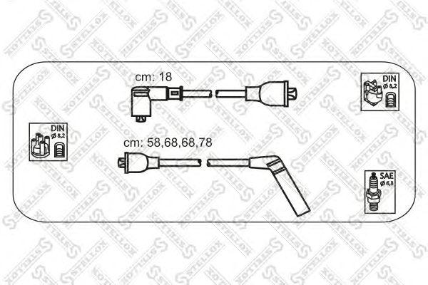 К-кт проводов Hyunday SonataH100Lantra 1.5-2.4 88-00 STELLOX, 1038225SX