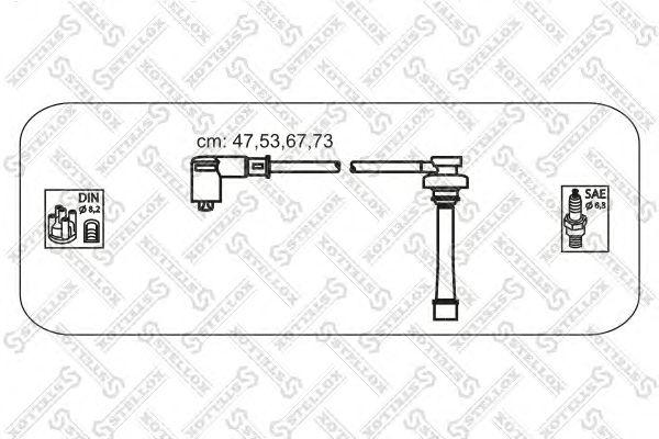 К-кт проводов Mitsubishi GalantSpace Wagon 1.8-2.0i 92> STELLOX, 1038263SX