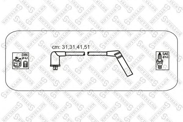 К-кт проводов Hyundai AccentExcelLantraPony 1.31.5 89> STELLOX, 1038403SX