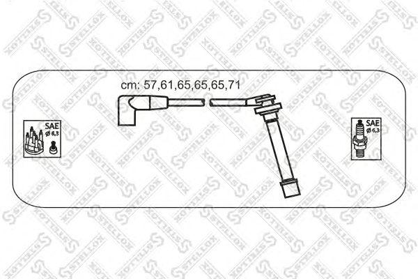 К-кт проводов Isuzu Trooper 3.2 91>, Honda Passport 3.2 94> STELLOX, 1038404SX