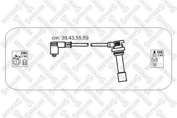 К-кт проводов Mazda 323 1.5 16V 94-98 STELLOX, 1038459SX