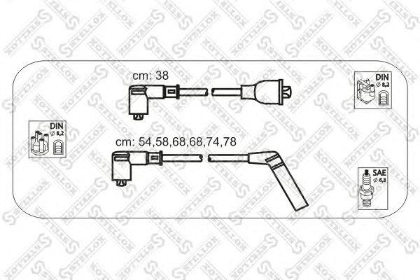 К-кт проводов Honda CR-V 2.0 95> STELLOX, 1038492SX