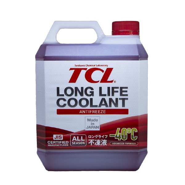 Антифриз TCL LLC -40C красный, 4 л арт. LLC01236 TCL, LLC01236