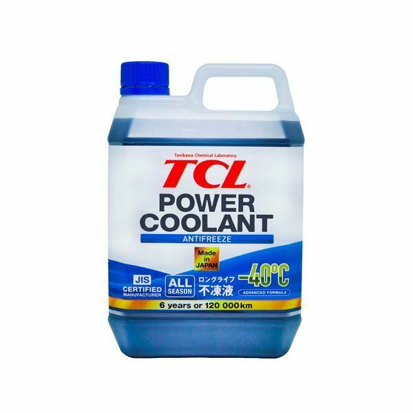Антифриз TCL POWER COOLANT -40C синий, длительного действия, 2 л арт. PC2-40B TCL, PC240B