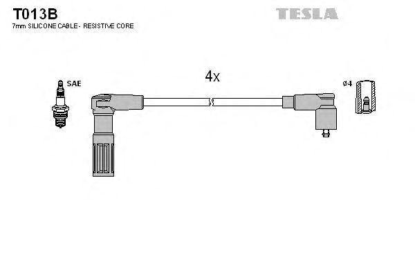 Провода высоковольтные TESLA, T013B