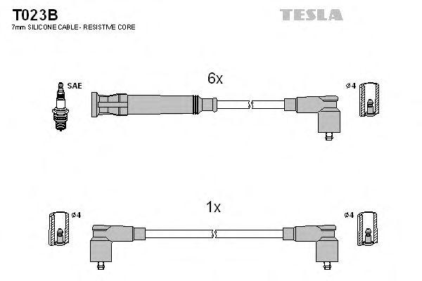 Комплект проводов TESLA, T023B