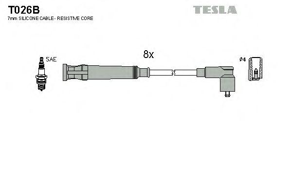 Комплект проводов TESLA, T026B